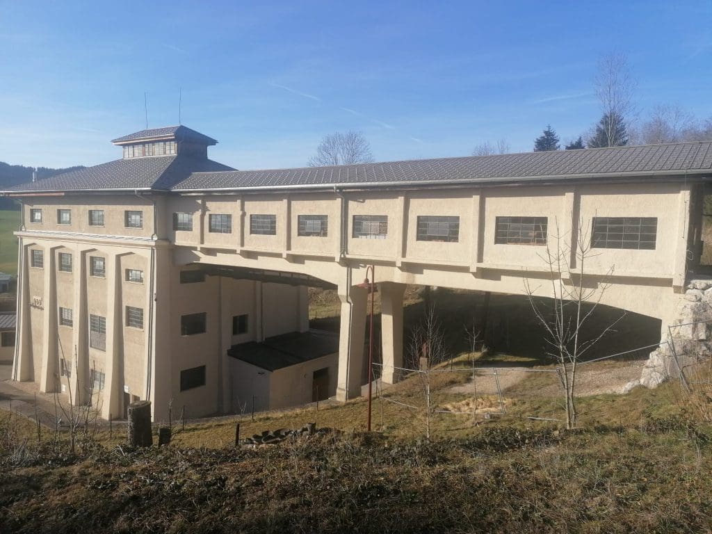 Minengebäude in der Umgebung des Reitzentrum Hausruckhof