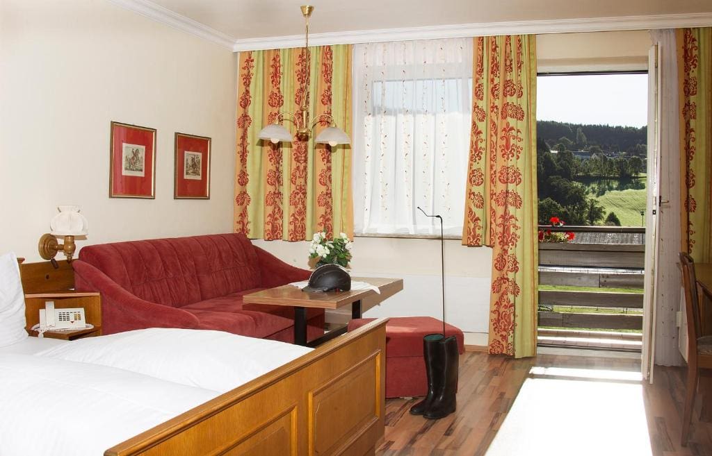 Doppelzimmer im Reitzentrum Hausruckhof